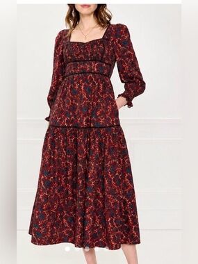 Pink City Prints dress worn twice